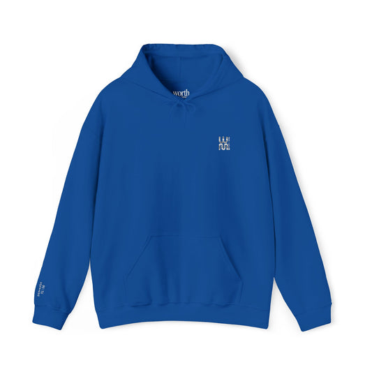 Blue Embroidered Surf Hoodie - Unisex Sweatshirt